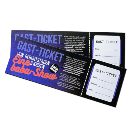 Ticket für die baba-Show